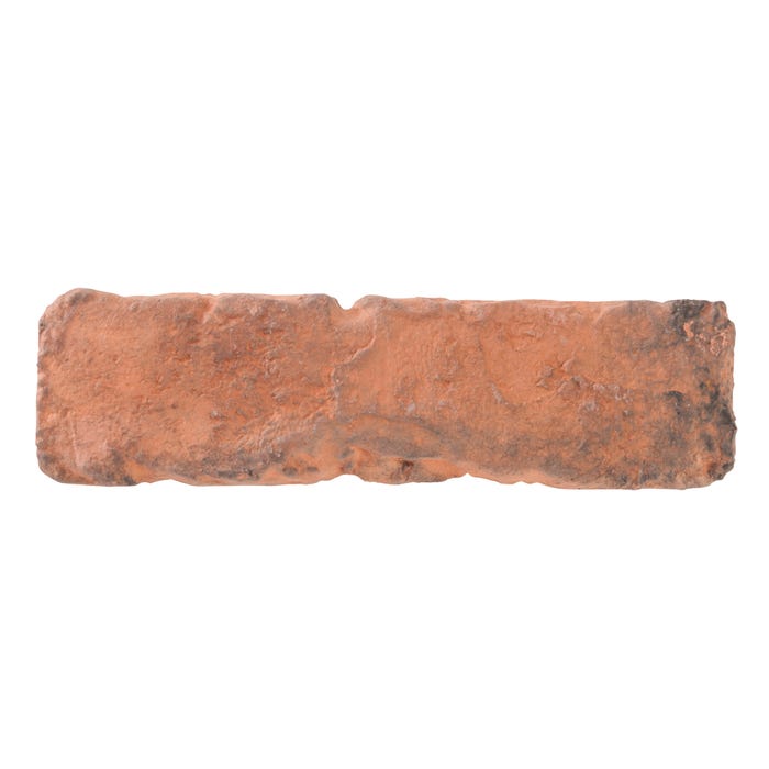 Parement béton effet brique pour mur intérieurs et extérieurs 7x24cm Maya Rouge, colis de 0.68m² 5