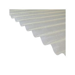Plaque polyester ondulée (PO 76/18) L : - 1.52m l : - 90cm 0