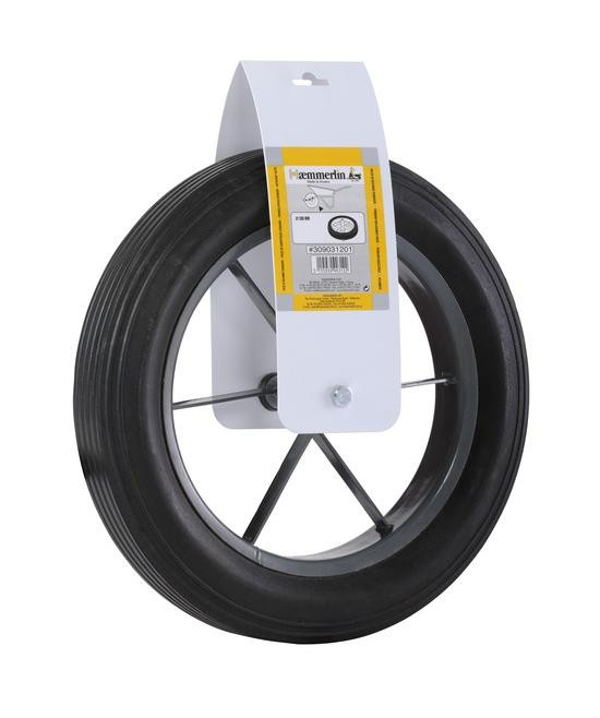 Roue pleine de brouette PF 112 Diam 390 mm 309031201 Haemmerlin