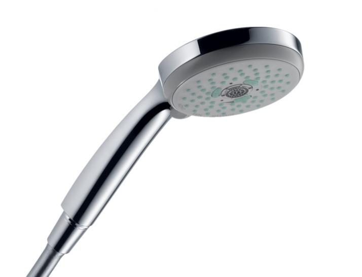 Douchette multi 100 mm débit 19 l/min chromé Croma 100 Hansgrohe 0