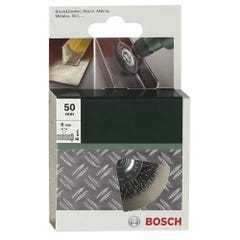 Brosse boisseau pour perceuses - fils ondulés, 50 mm Bosch 2609256526 2