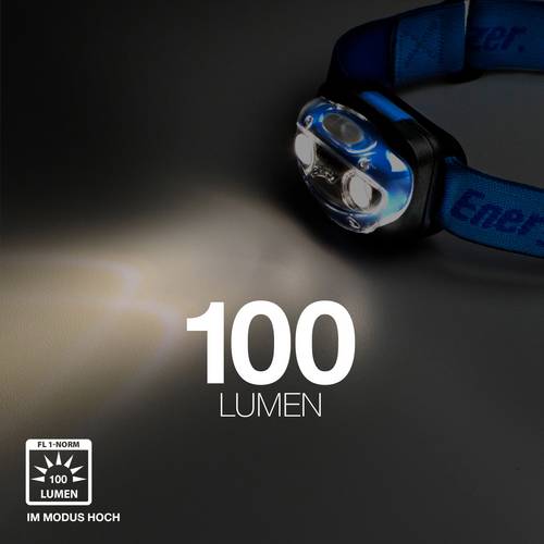 Lampe frontale LED Energizer Vision HL à pile(s) 150 g 50 h bleu, noir 2