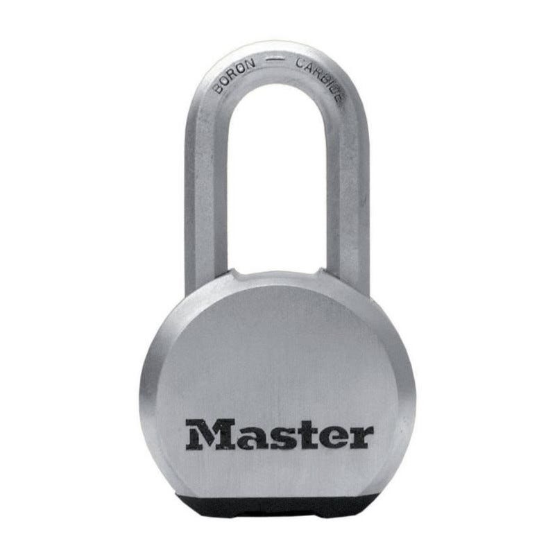 MASTER LOCK Cadenas Haute Securite [A Cle] [Acier Inoxydable] [Anse Longue] [Exterieur] M830EURDLH 0