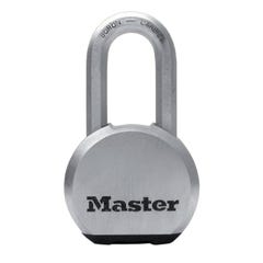 MASTER LOCK Cadenas Haute Securite [A Cle] [Acier Inoxydable] [Anse Longue] [Exterieur] M830EURDLH 5