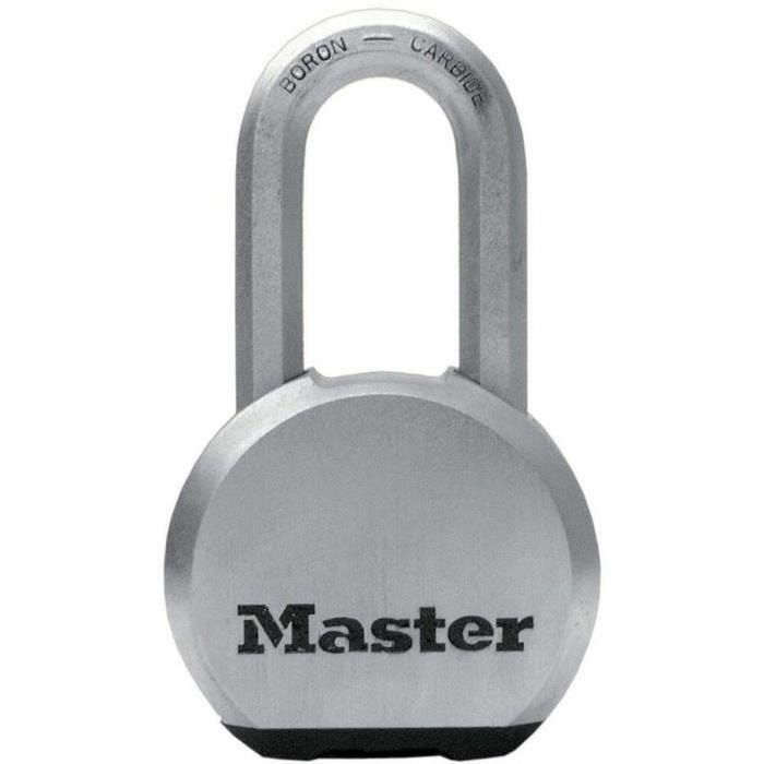 MASTER LOCK Cadenas Haute Securite [A Cle] [Acier Inoxydable] [Anse Longue] [Exterieur] M830EURDLH 4