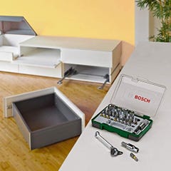 Set vissage mixte Bosch - Kit 27 pieces, Assortiment dEmbouts de Vissage avec Cliquet 4