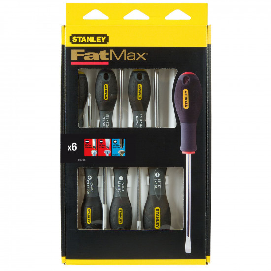 Tournevis electricien + mecanicien + pozi - jeu de 6pieces FATMAX - 0-65-428