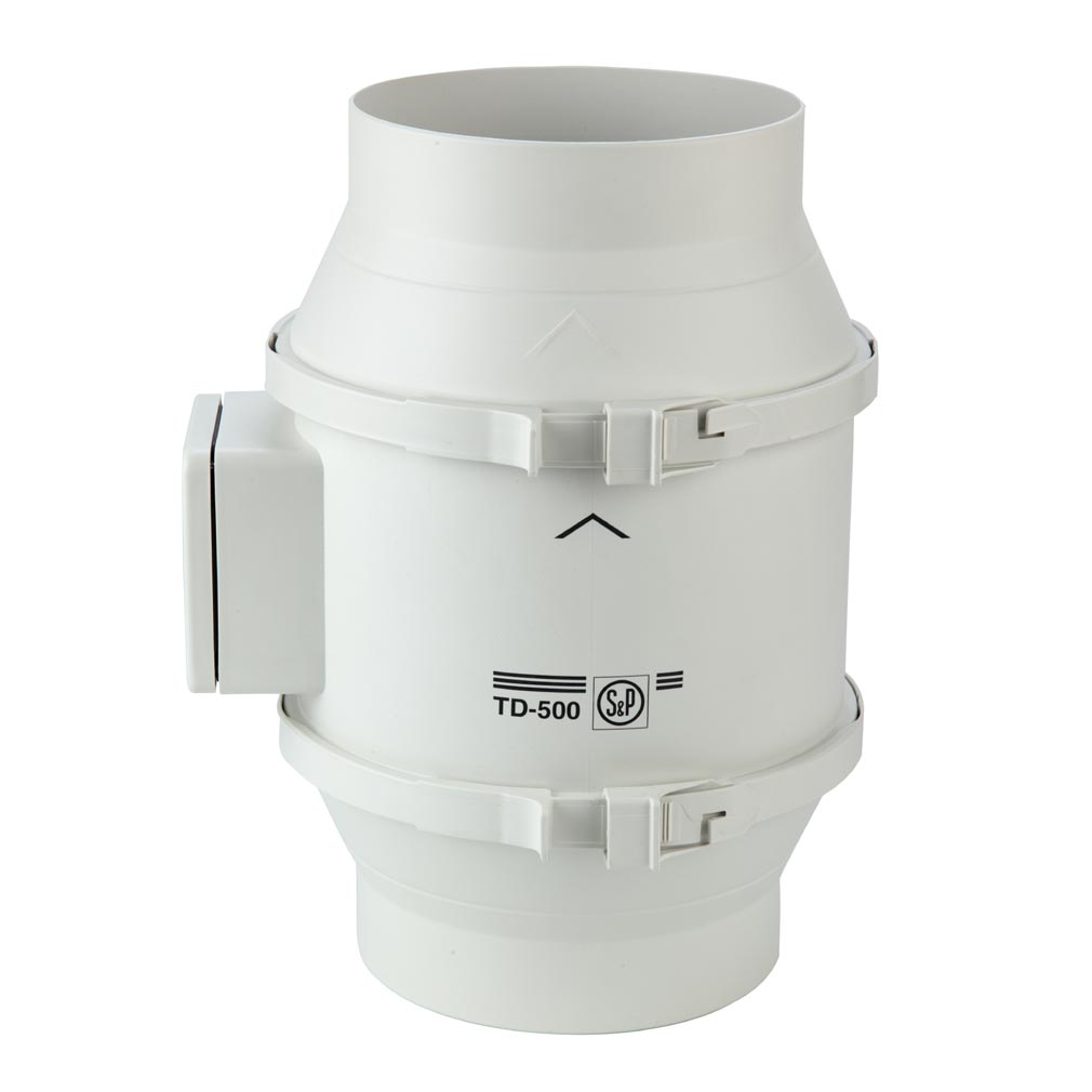 unelvent td500/160 | unelvent 250458 - td500/160 - ventilateur de conduit, 390/560 m3/h, 3 vitesses, raccordement d 160 m
