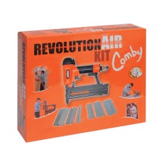 RevolutionAir – Combiné agrafeuse-cloueuse en mallette – COMBY KIT Mecafer 2