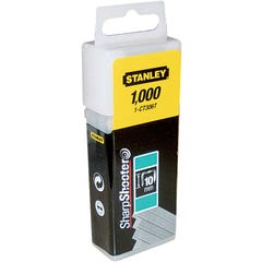 STANLEY 1000 agrafes plates 10mm-3/8"