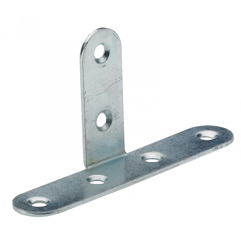 1 équerre t coudé acier zingué HETTICH, l.40 mm