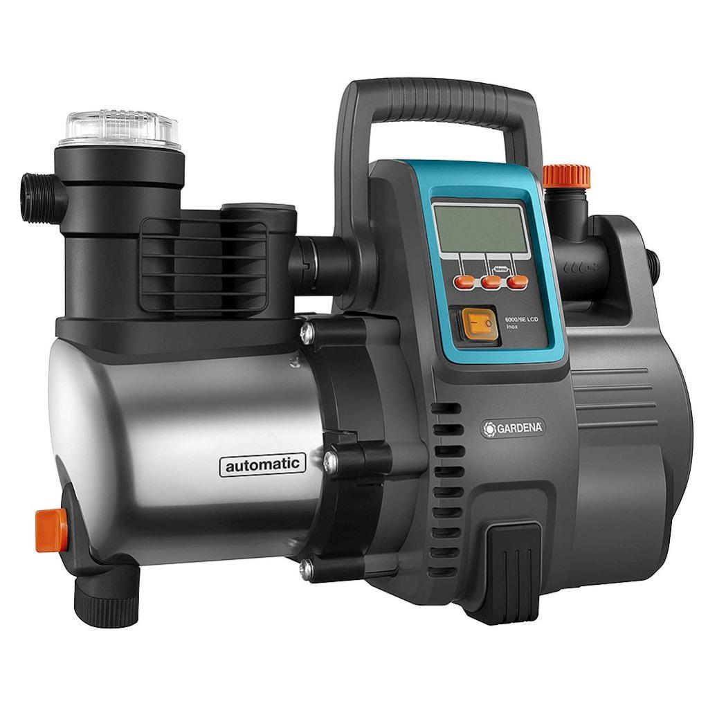 Pompe automatique 1300W 6000 L/h aspiration d'amorçage max. 8 m 6000/6E LCD Gardena
