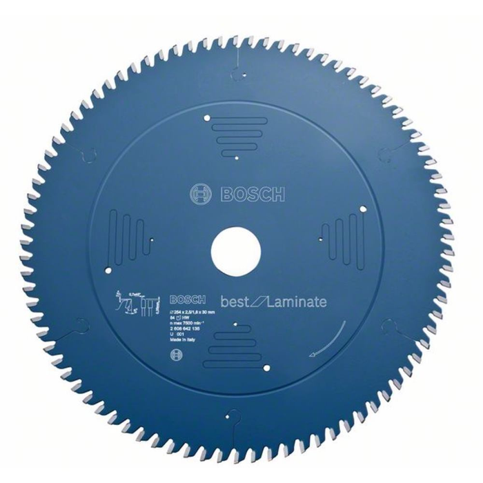 Lame de scie circulaire 254x30 mm 84 Z TR-F BoschBest of Laminat 2