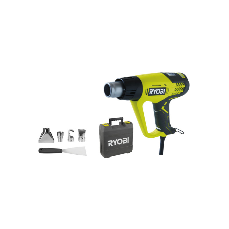 Décapeur thermique RYOBI 2000W affichage LCD EHG2020LCD