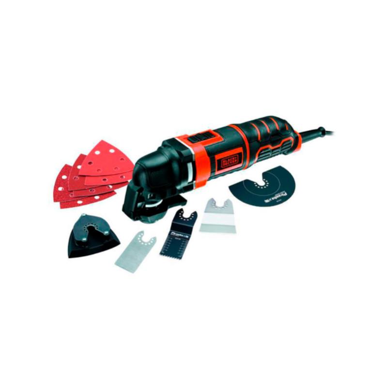 Outil multifonctions oscillant BLACK et DECKER - 12 accessoires - 300W - 84424