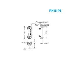 Plafonnier à Led Philips Teqno Aluminium 2x6W 1