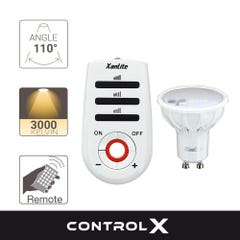 Ampoule LED spot, culot GU10, 3,4W cons. (35W eq.), lumière blanc chaud 2