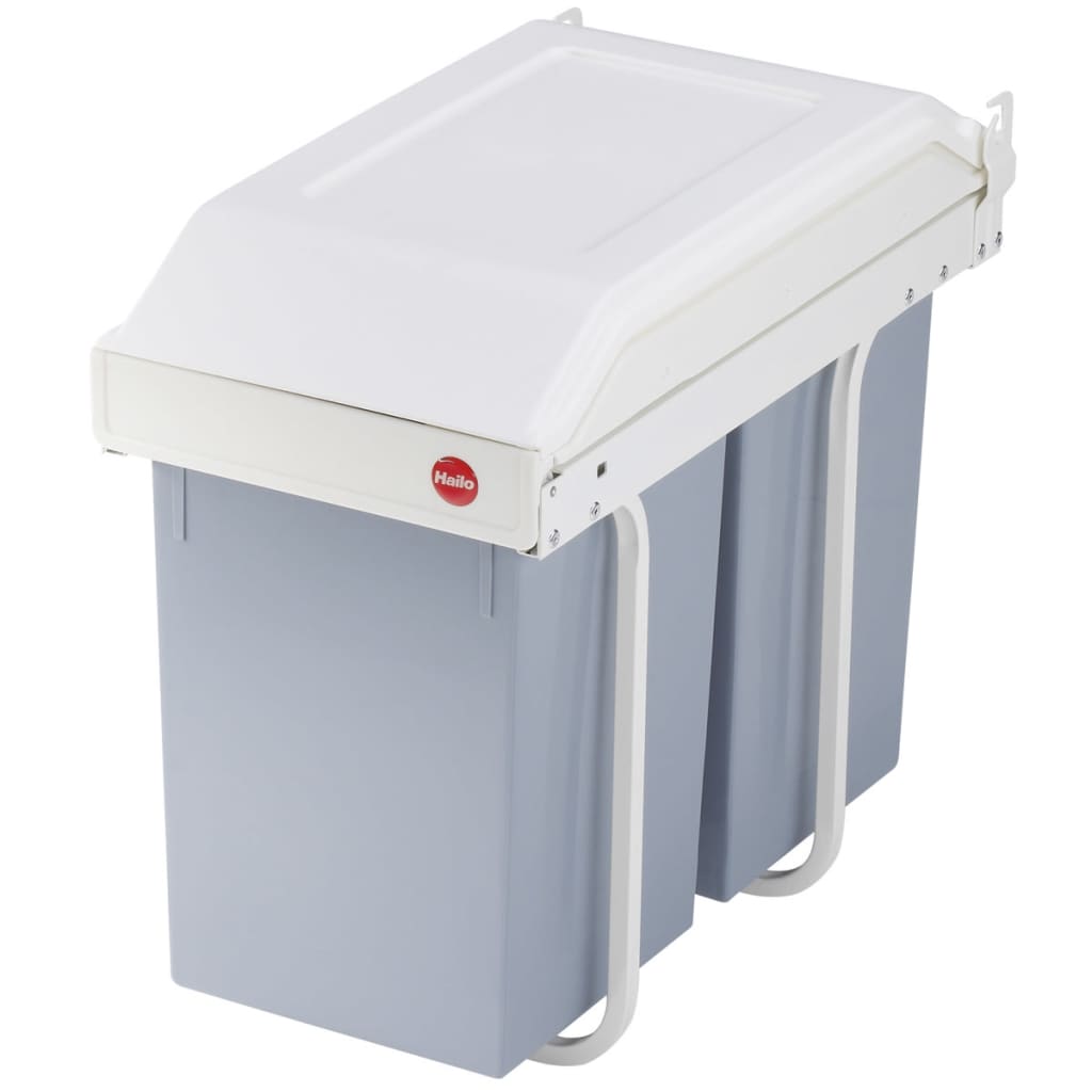 Poubelle de tri encastrable 2 x 14 L Multi-Box Duo L Hailo