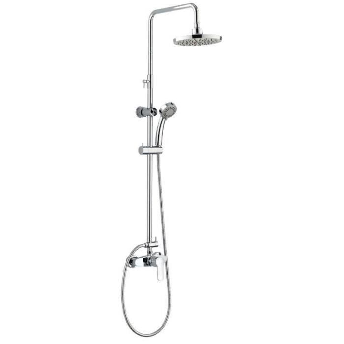 ROUSSEAU Colonne de douche avec robinet mitigeur mécanique Shenti chrome 3