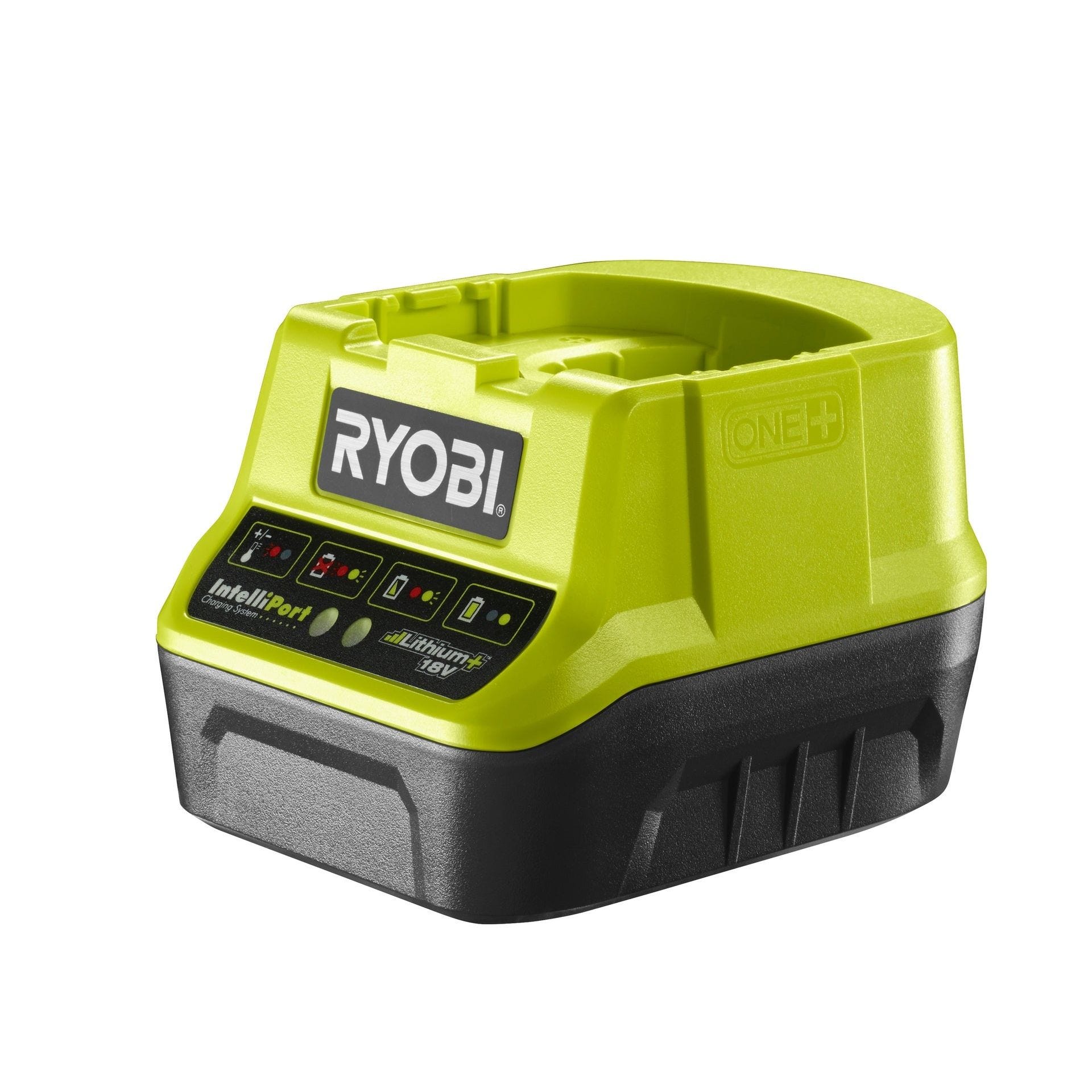Pack 2 batteries RYOBI 18V One+ 4.0Ah - chargeur rapide 2.0Ah Lithium-ion RC18120-240 1