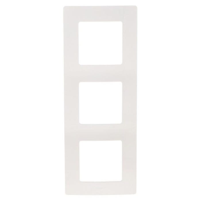 Plaque de finition NILOÉ 3 postes blanc - LEGRAND - 665003 2