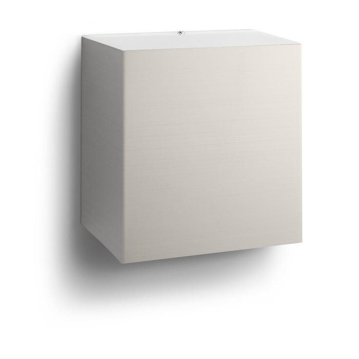 Applique cube aluminium Macaw IP44 LED H13 cm Philips 3