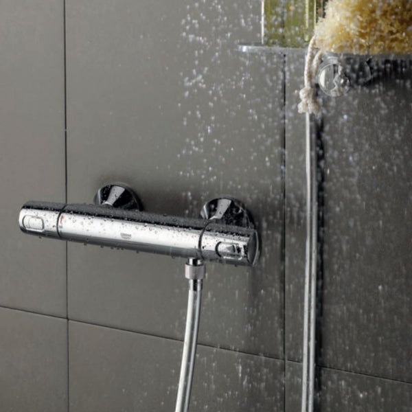 Colonne de douche avec mitigeur thermostatique VITALIO JOY 210 - GROHE - 27965000 8