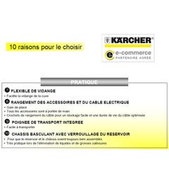 Aspirateur eau et poussières 70L 3600W NT 70/3 Karcher 2