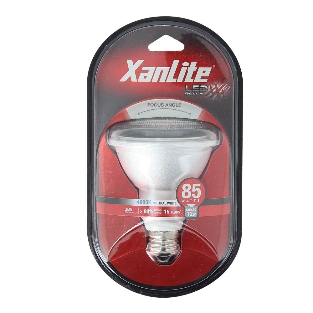 Xanlite - Ampoule LED PAR30, culot E27, 10W cons. (85W eq.), lumière blanc neutre - ALPAR30 4