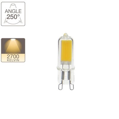 Ampoule LED G9, culot G9, 3W cons. (30W eq.), lumière blanc chaud 1