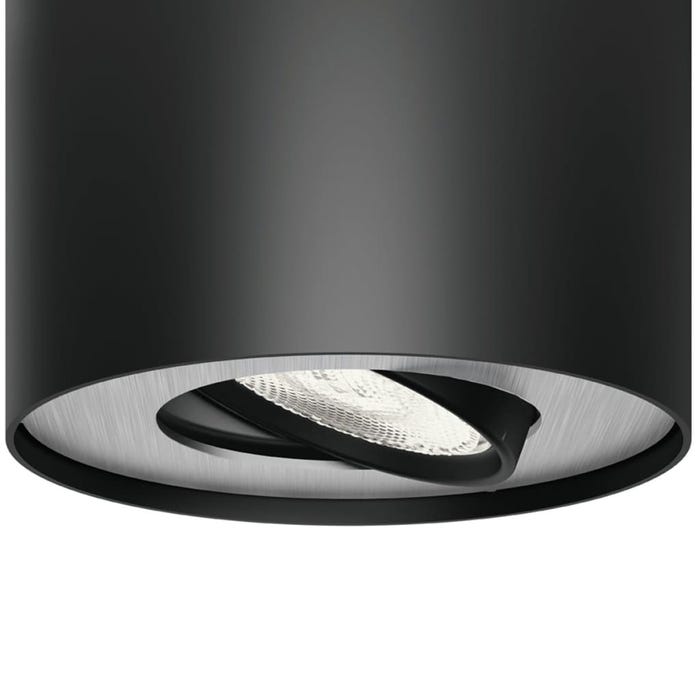 Eclairage séjour Phase LED D10 cm - Noir Philips 1