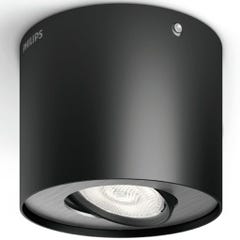 Eclairage séjour Phase LED D10 cm - Noir Philips 0