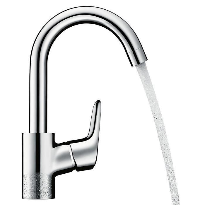 Hansgrohe Robinet Mitigeur Lavabo Ecos Swive - Corps Orientable Chrome 2