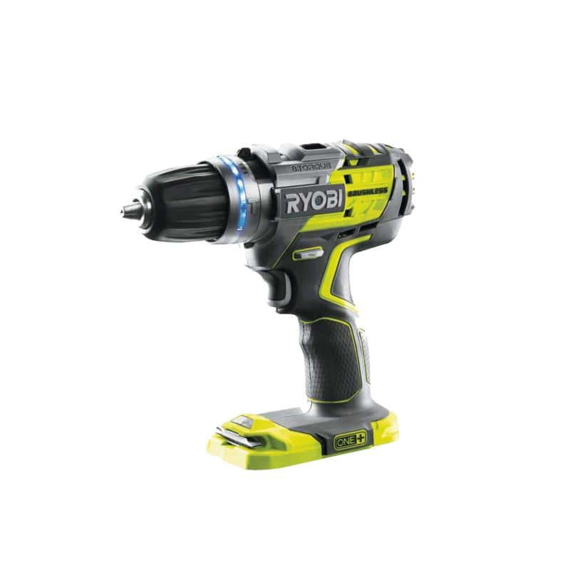 Perceuse-visseuse à percussion brushless RYOBI 18V OnePlus - sans batterie ni chargeur R18PDBL-0