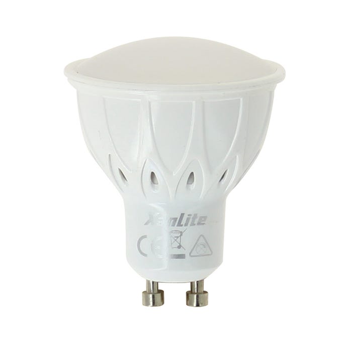 Ampoule LED spot, culot GU10, 5W cons. (50W eq.), intensité lumineuse automatique 0