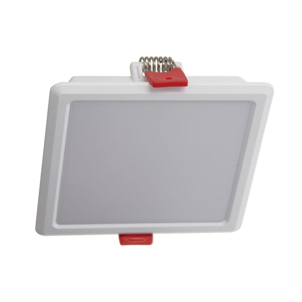 Spot encastrable LED Carré - Super Slim - cons. 6W - 800 lumens - Blanc neutre