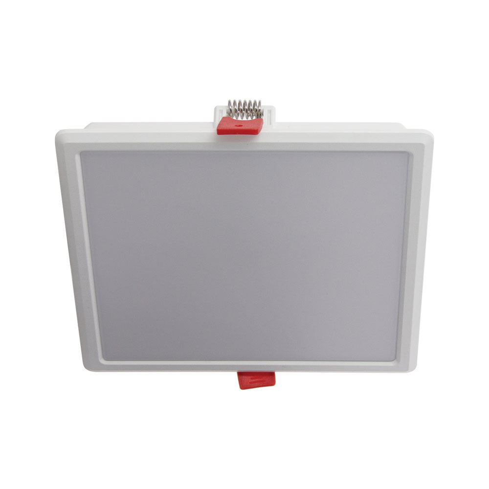 Spot encastrable LED Carré - Super Slim - cons. 12W - 1450 lumens - Blanc neutre
