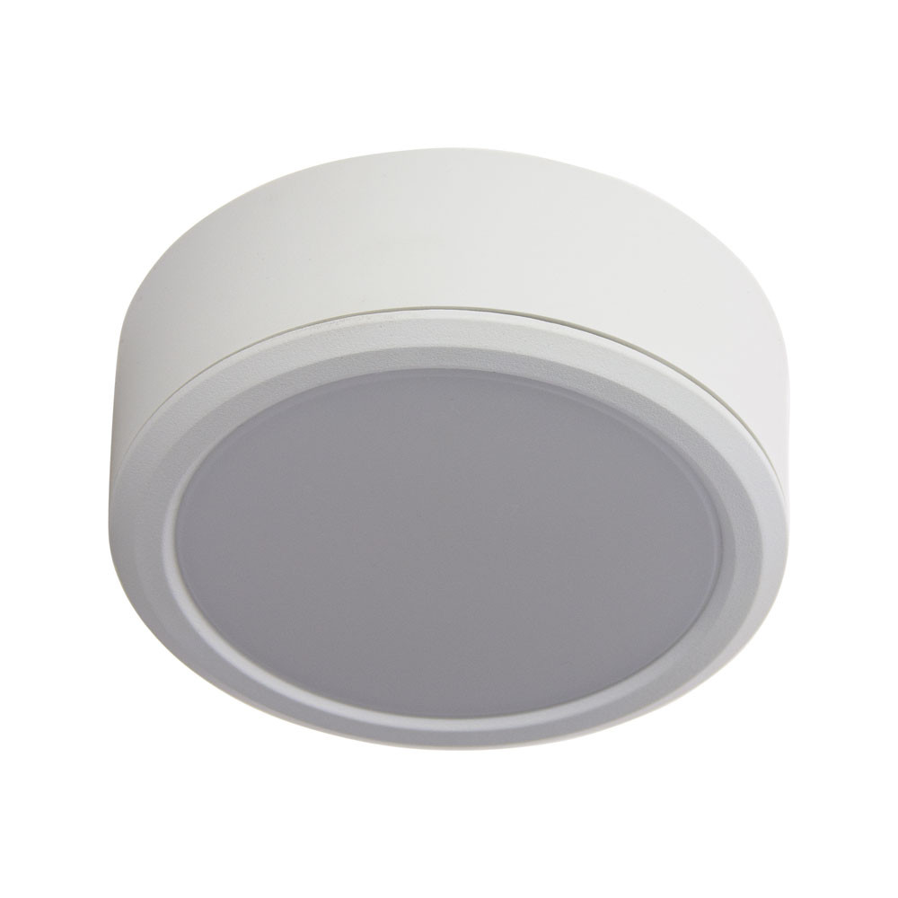Plafonnier LED Rond - Double fixation - cons. 6W - 800 lumens - Blanc neutre