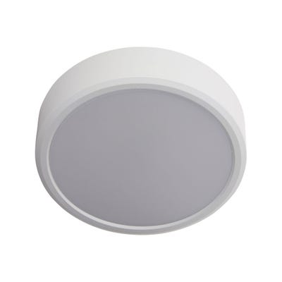 Plafonnier LED Rond - Double fixation - cons. 12W - 1450 lumens - Blanc neutre 0
