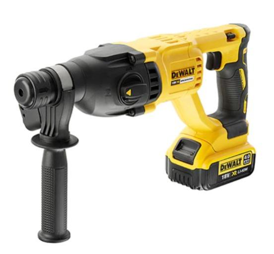 Perforateur SDS+ 18V 3 modes 2.6J + 1 batterie XR 4Ah + chargeur + coffret T-STAK - DEWALT - DCH133M1