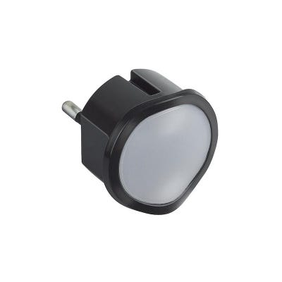 Veilleuse Lampe Torche Avec Batterie - Fiche 2p - 10a - Noir