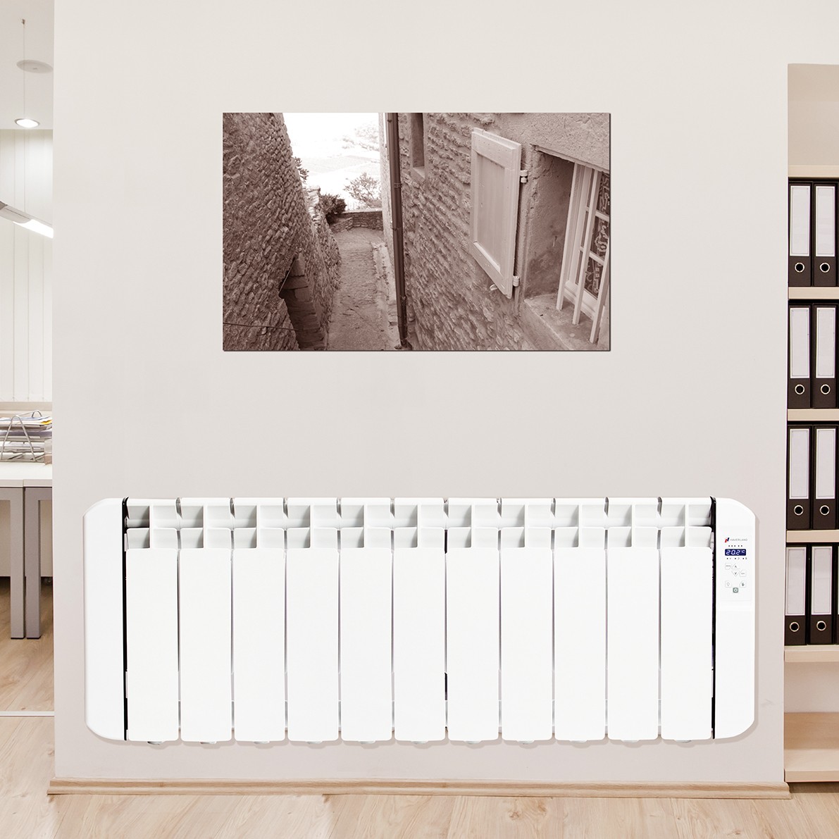 Radiateur Électrique Plinthe À Inertie Fluide 1250w - Haverland Rc11bl
