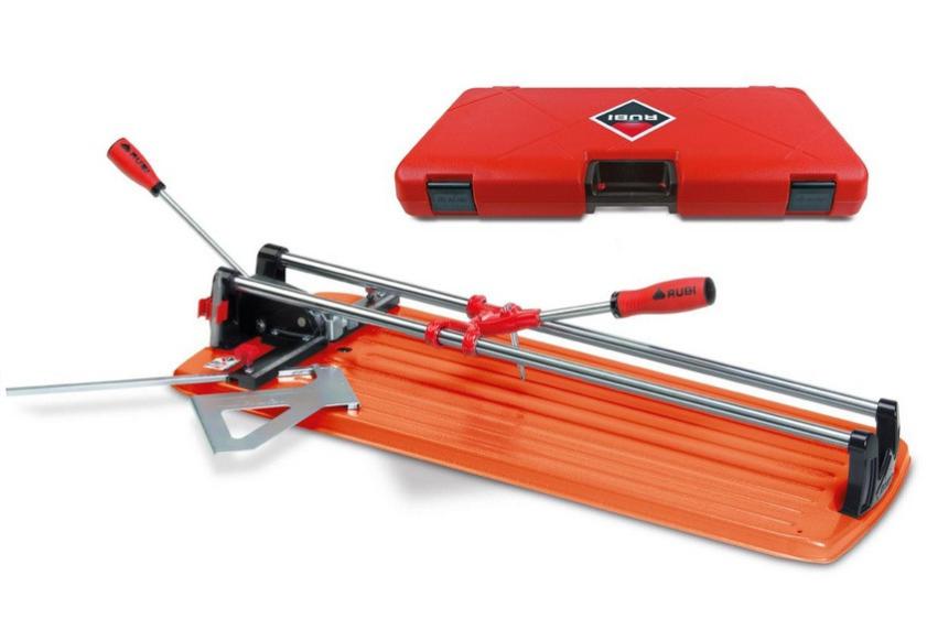 Coupeuse manuelle longueur de coupe 66 cm coupe diagonale 46x46 cm avec valise TS-66 MAX Orange Rubi