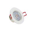 Spot Encastrable LED Intégré - Dimmable par switch - Orientable - cons. 6W (eq. 50W) - 400 lumens - Blanc chaud