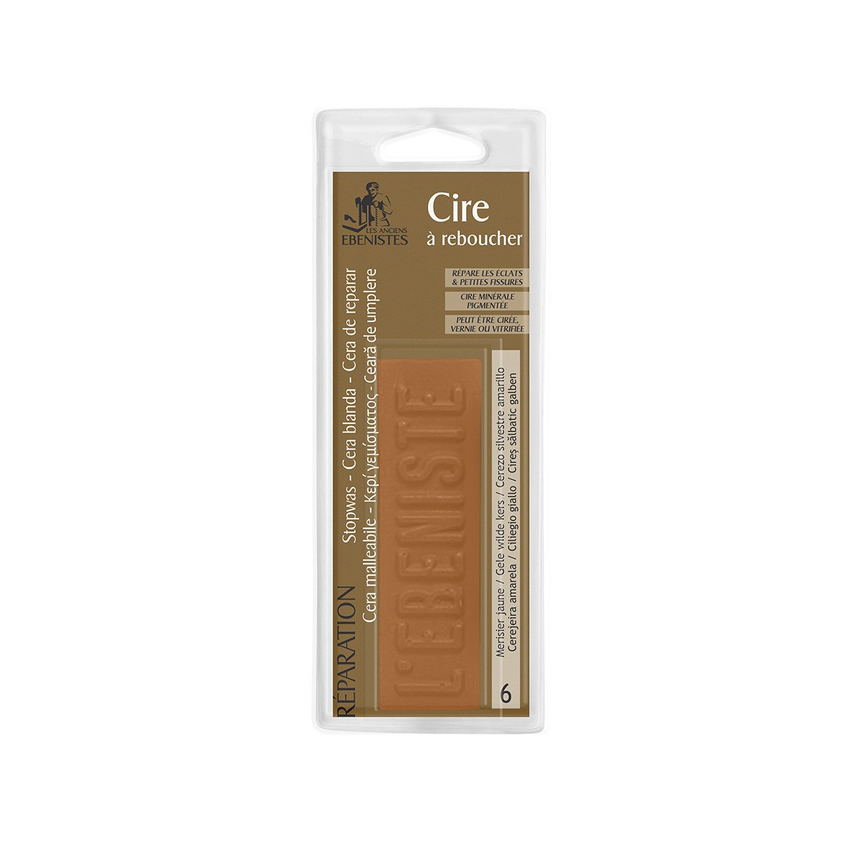 CIRE À REBOUCHER MERISIER JAUNE - Les anciens ébénistes