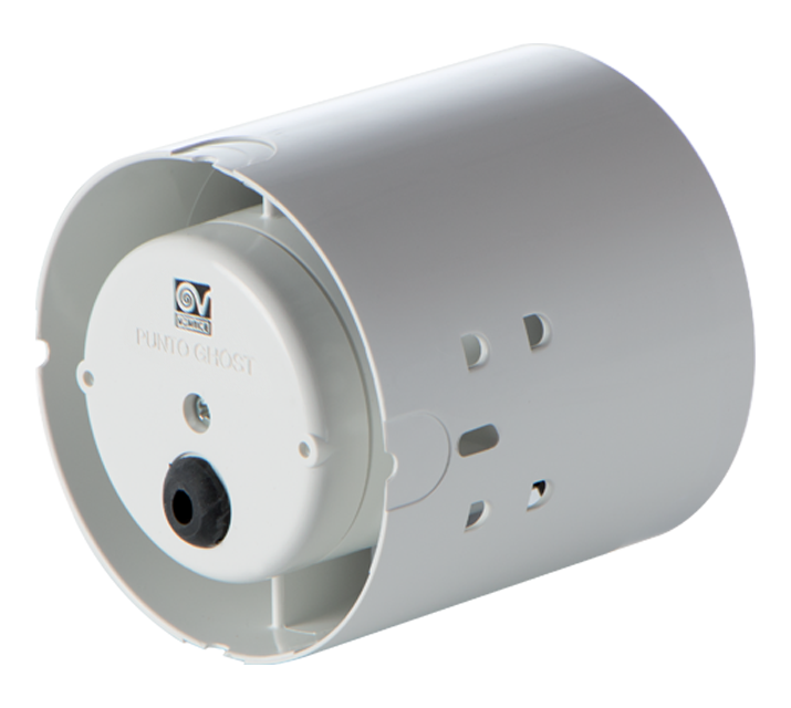 Extracteur hélicoïde en conduit 90 mm Tempo 18W 65 m3/h GHOST Vortice