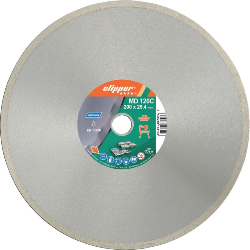 Disque diamant MD 120 C 200 x 25,4 mm