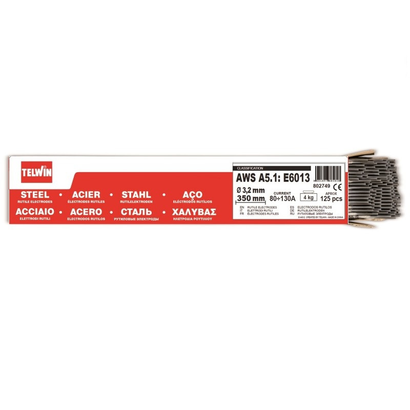 Electrodes rutiles diamètre 3,2m 4 KG Telwin