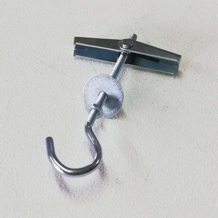Cheville basculante métalliques 'KD' Fischer - A ressort à crochet - 95 mm x 4 mm - Vendu par 25 5
