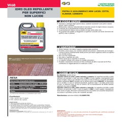 Anti-taches pour surfaces non polies à base d'eau FILA W68 - Le bidon de 1 Litre 3